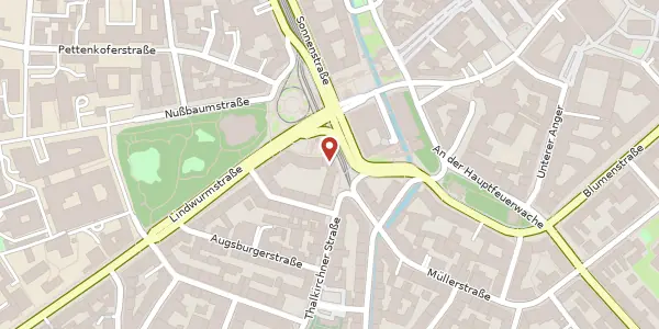 Karte der Umgebung von Sendlinger-Tor-Platz 5, 80336 München