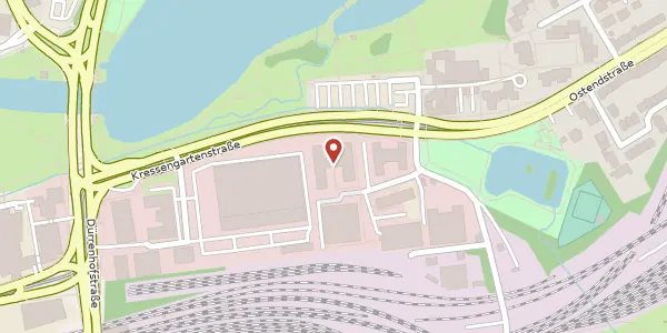 Karte der Umgebung von Am Tullnaupark 8, 90402 Nürnberg