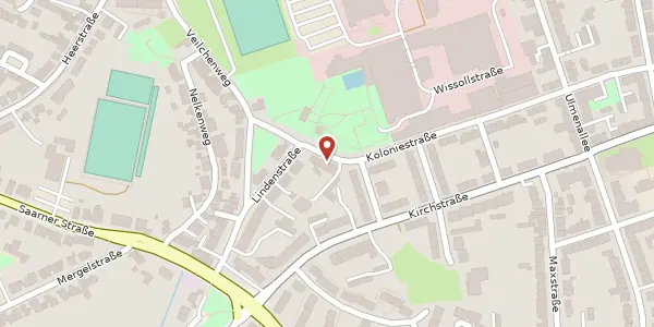Karte der Umgebung von Koloniestr. 43, 45478 Mülheim an der Ruhr