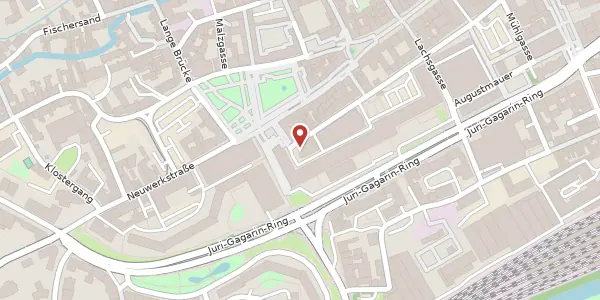 Karte der Umgebung von Hirschlachufer 11, 99084 Erfurt