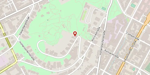 Karte der Umgebung von Humboldtstraße 4, 70178 Stuttgart