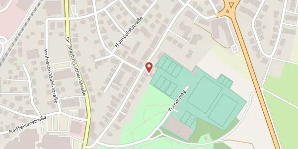 Karte der Umgebung von Hammerweg 32, 92637 Weiden