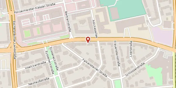 Karte der Umgebung von Adickesallee 41, 60322 Frankfurt