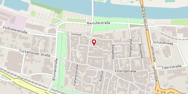 Karte der Umgebung von Untere Redersgasse 1, 97199 Ochsenfurt