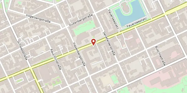 Karte der Umgebung von Rotebühlstraße 99, 70178 Stuttgart