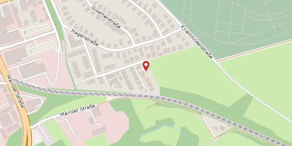 Karte der Umgebung von Gernotstraße 45, 65205 Wiesbaden