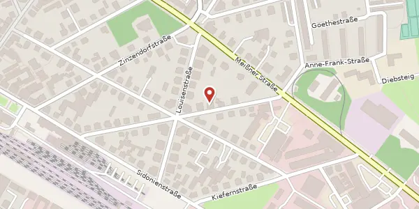 Karte der Umgebung von Hellerstraße 18, 01445 Radebeul