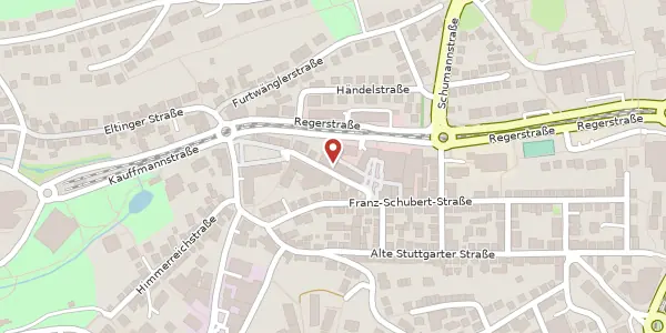 Karte der Umgebung von Griegstraße 25, 70195 Stuttgart