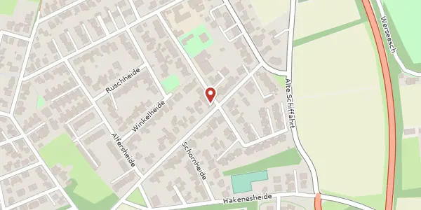 Karte der Umgebung von Zur Eckernheide 14, 48157 Münster