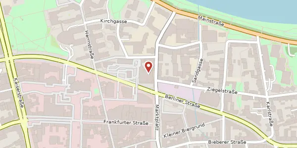 Karte der Umgebung von Schloßstr. 20, 63065 Offenbach