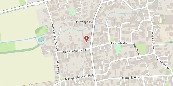 Karte der Umgebung von Obere Straße 22, 37124 Rosdorf