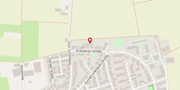 Karte der Umgebung von Dresdener Straße 12 A, 55129 Mainz