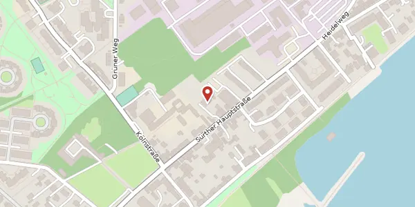 Karte der Umgebung von Sürther Hauptstraße 153, 50999 Köln