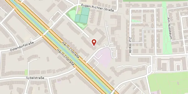 Karte der Umgebung von Marie-Juchacz-Str. 17, 40470 Düsseldorf
