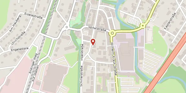 Karte der Umgebung von Ebertstraße 27, 72336 Balingen