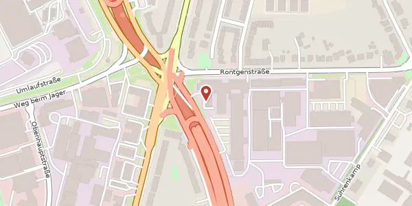 Karte der Umgebung von Sengelmannstraße 120, 22335 Hamburg