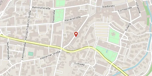 Karte der Umgebung von Maximilianstr. 29, 83278 Traunstein