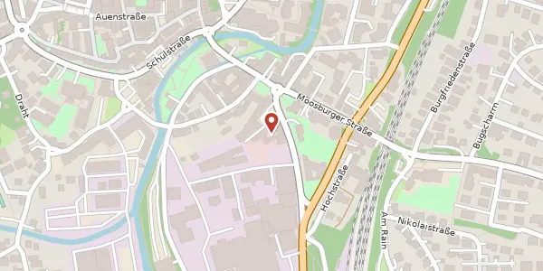 Karte der Umgebung von Münchener Str. 26, 85276 Pfaffenhofen