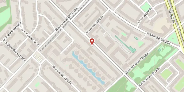 Karte der Umgebung von Neuenhöfer Allee 125, 50935 Köln