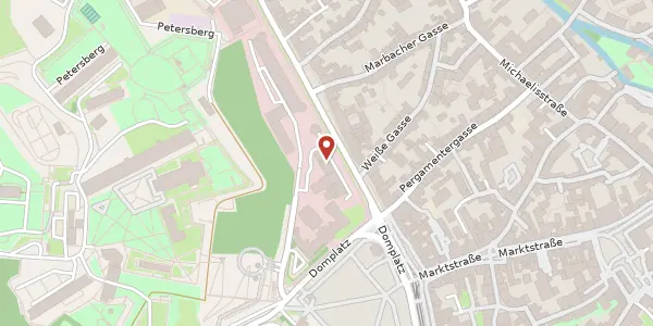 Karte der Umgebung von Andreasstraße 37c, 99084 Erfurt