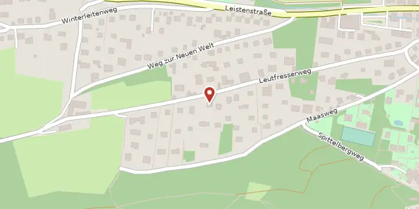 Karte der Umgebung von Leutfresserweg 25, 97082 Würzburg