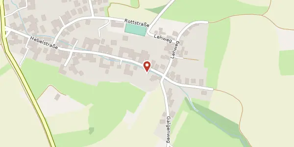 Karte der Umgebung von Hebelstraße 32, 77694 Kehl