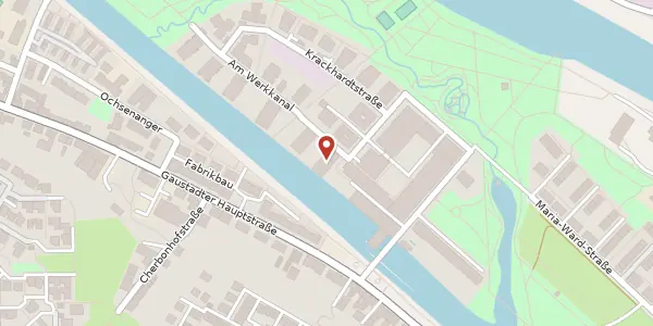 Karte der Umgebung von Am Werkkanal 1, 96047 Bamberg