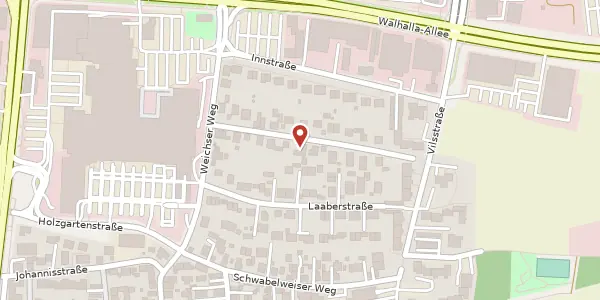 Karte der Umgebung von An den Weichser Breiten 12, 93059 Regensburg