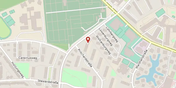 Karte der Umgebung von Pritchardstraße 15, 14169 Berlin