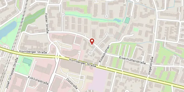 Karte der Umgebung von Eisenhüttenstr. 34, 40882 Ratingen