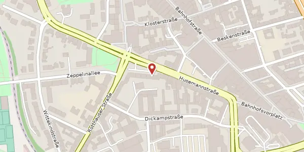 Karte der Umgebung von Husemannstr. 53, 45879 Gelsenkirchen