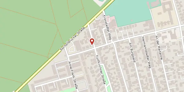 Karte der Umgebung von Heimstättenweg 137 a, 64295 Darmstadt