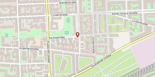 Karte der Umgebung von Morgenstraße 36, 76137 Karlsruhe
