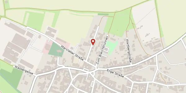 Karte der Umgebung von Nägelstedter Gartenstraße 3, 99947 Bad Langensalza