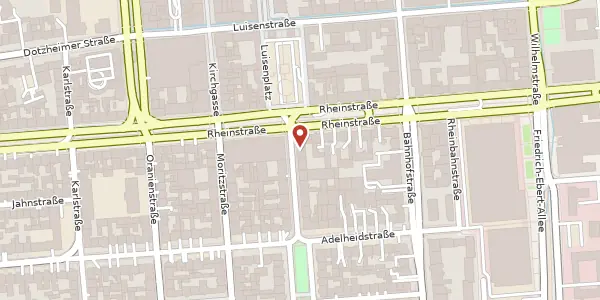 Karte der Umgebung von Adolfstr. 4, 65185 Wiesbaden