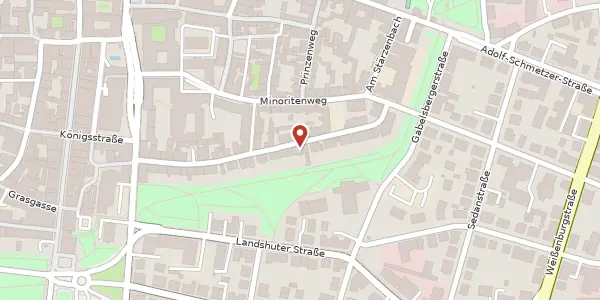 Karte der Umgebung von Von-der-Tann-Str. 26, 93047 Regensburg