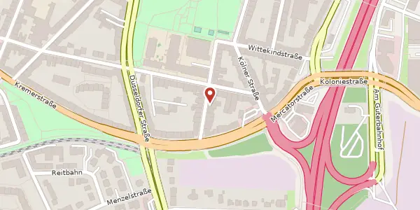 Karte der Umgebung von Cecilienstr. 27, 47051 Duisburg