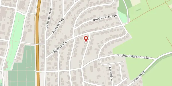 Karte der Umgebung von Steinenbolstraße 37, 72793 Pfullingen