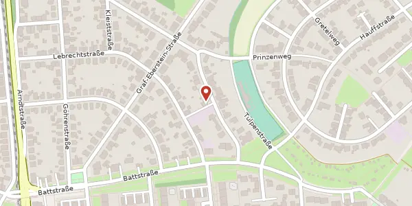 Karte der Umgebung von Hegaustraße 10 A, 76199 Karlsruhe