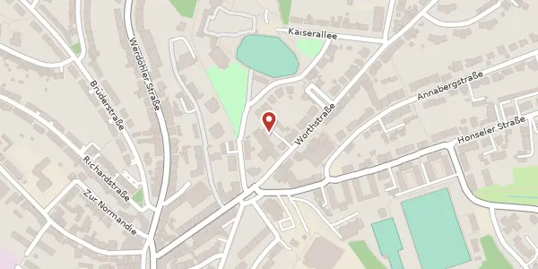 Karte der Umgebung von Worthstr. 29 a, 58511 Lüdenscheid