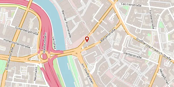 Karte der Umgebung von Bahnhofstraße 31, 66111 Saarbrücken