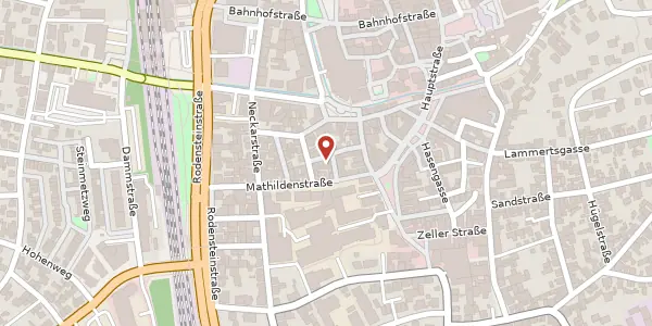 Karte der Umgebung von Kellereigasse 18, 64625 Bensheim