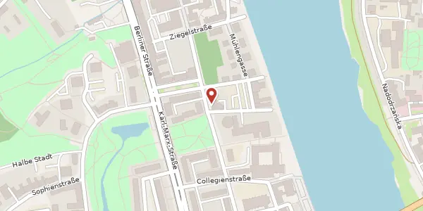 Karte der Umgebung von Schulstraße 6, 15230 Frankfurt (Oder)