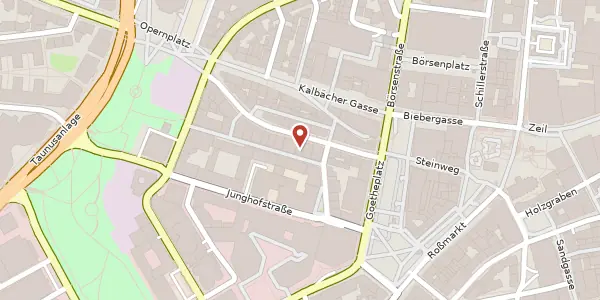 Karte der Umgebung von Goethestr. 13, 60313 Frankfurt
