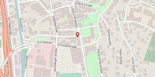 Karte der Umgebung von Ketschendorfer Str. 4, 96450 Coburg