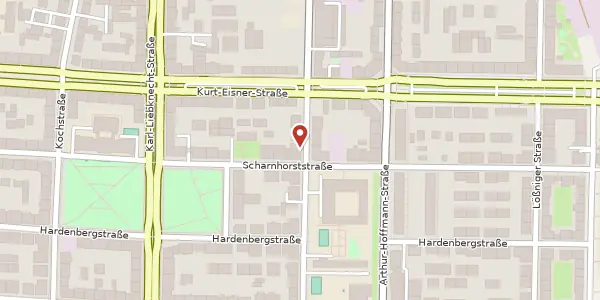 Karte der Umgebung von Bernhard-Göring-Straße 84, 04275 Leipzig