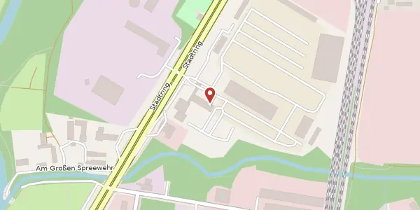 Karte der Umgebung von Stadtring 3, 03042 Cottbus