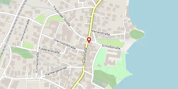 Karte der Umgebung von Hauptstr. 42, 82327 Tutzing