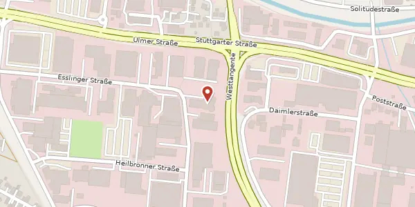 Karte der Umgebung von Esslinger Straße 15, 73037 Göppingen