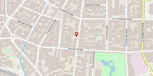 Karte der Umgebung von Kronprinzenstr. 97, 40217 Düsseldorf
